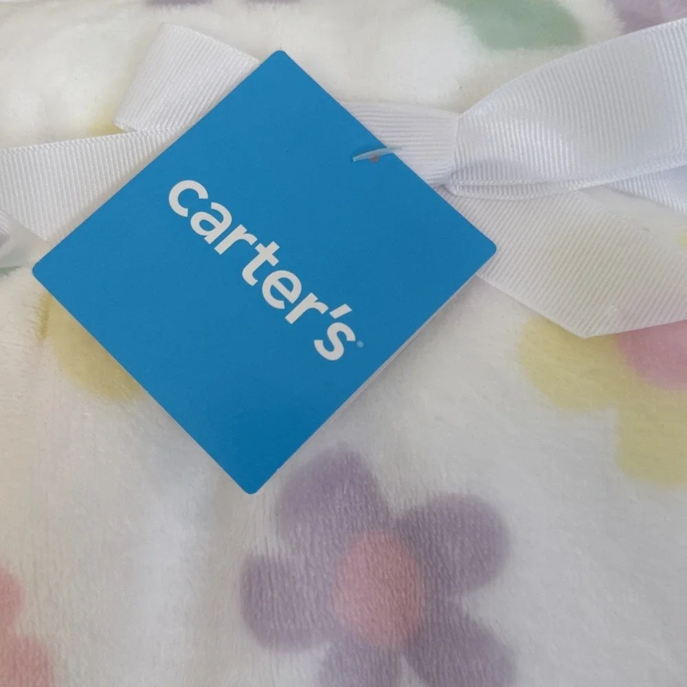 NWT Carter's Baby Blanket Floral Infant Printed Size 30